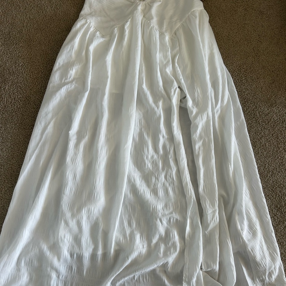 Elegant White Maxi Skirt
